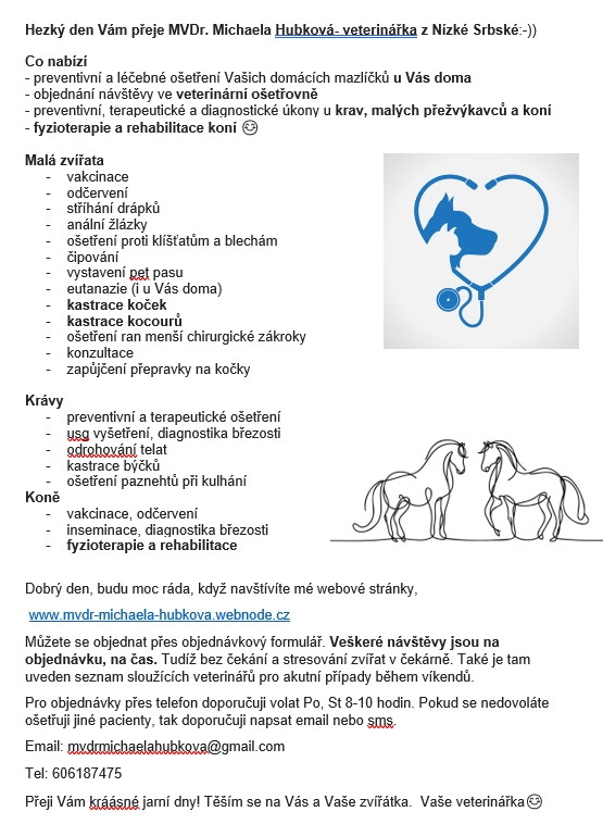 Veterinářka z&nbsp;Nízké Srbské